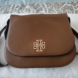 Tory Burch Brown Leather Crossbody Bag